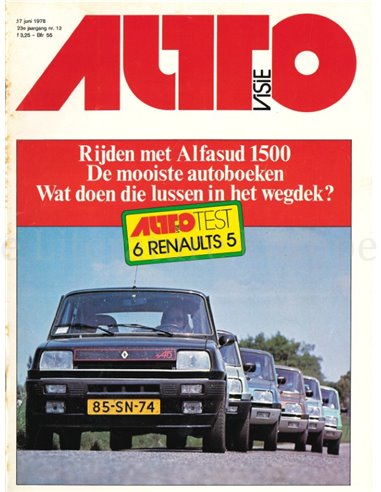 1978 AUTOVISIE MAGAZIN 12 NIEDERLÄNDISCH