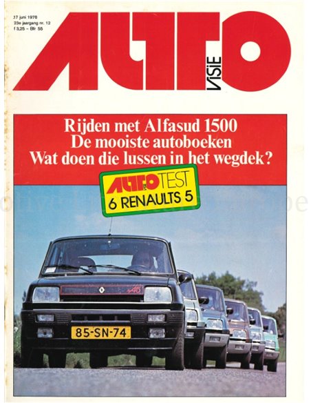 1978 AUTOVISIE MAGAZIN 12 NIEDERLÄNDISCH