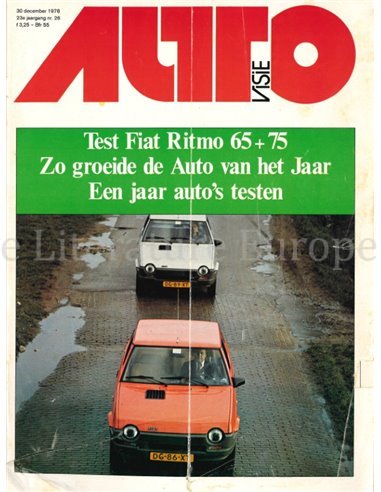 1978 AUTOVISIE MAGAZINE 26 DUTCH