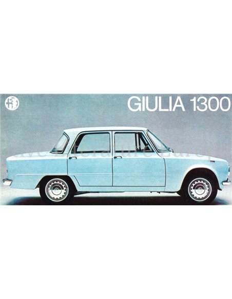 1964 ALFA ROMEO GIULIA 1300 BROCHURE GERMAN