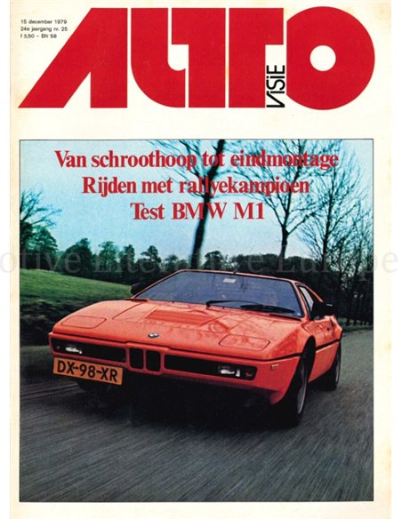 1979 AUTOVISIE MAGAZINE 25 DUTCH