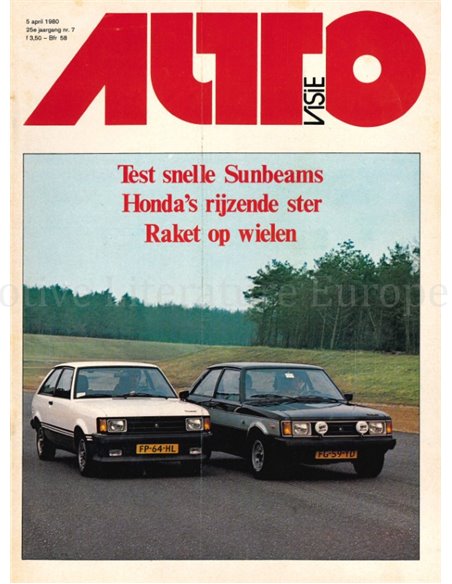 1980 AUTOVISIE MAGAZINE 07 DUTCH