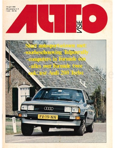 1980 AUTOVISIE MAGAZINE 08 DUTCH