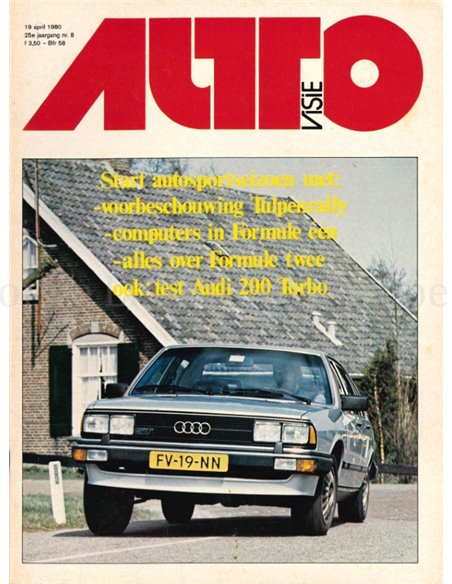 1980 AUTOVISIE MAGAZINE 08 DUTCH