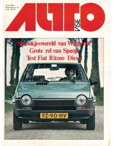 1980 AUTOVISIE MAGAZINE 12 DUTCH