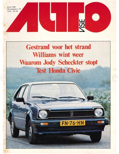 1980 AUTOVISIE MAGAZINE 15 DUTCH