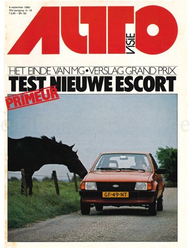 1980 AUTOVISIE MAGAZINE 18 DUTCH