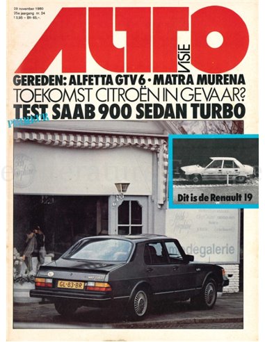 1980 AUTOVISIE MAGAZINE 24 DUTCH