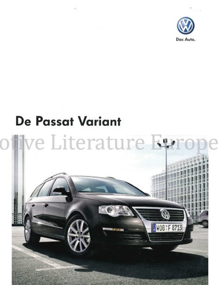 2008 VOLKSWAGEN PASSAT BROCHURE DUTCH