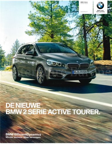 2014 BMW 2 SERIE ACTIVE TOURER BROCHURE NEDERLANDS