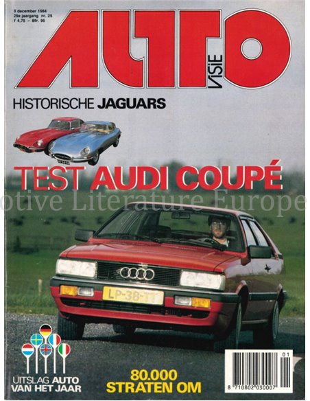 1984 AUTOVISIE MAGAZINE 25 DUTCH