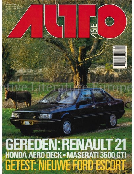 1986 AUTOVISIE MAGAZINE 05 DUTCH