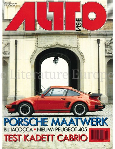 1987 AUTOVISIE MAGAZINE 12 NEDERLANDS