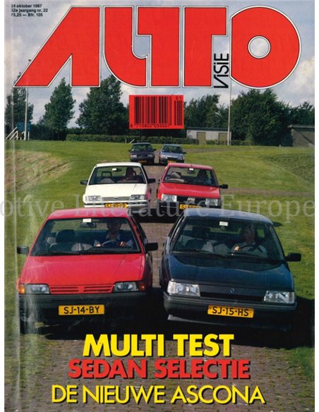 1987 AUTOVISIE MAGAZINE 22 DUTCH