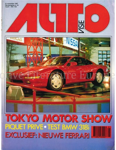 1987 AUTOVISIE MAGAZIN 24 NEDERLANDS