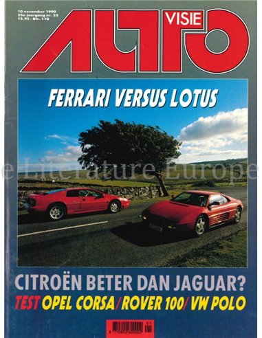 1990 AUTOVISIE MAGAZIN 23 NIEDERLÄNDISCH