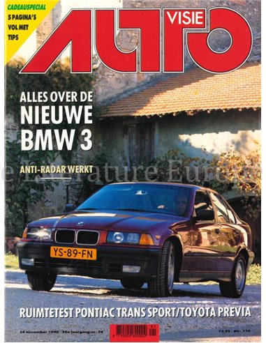 1990 AUTOVISIE MAGAZIN 24 NIEDERLÄNDISCH