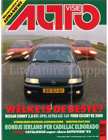 1991 AUTOVISIE MAGAZINE 26 DUTCH