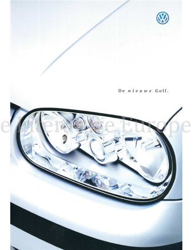 1998 VOLKSWAGEN GOLF BROCHURE NEDERLANDS