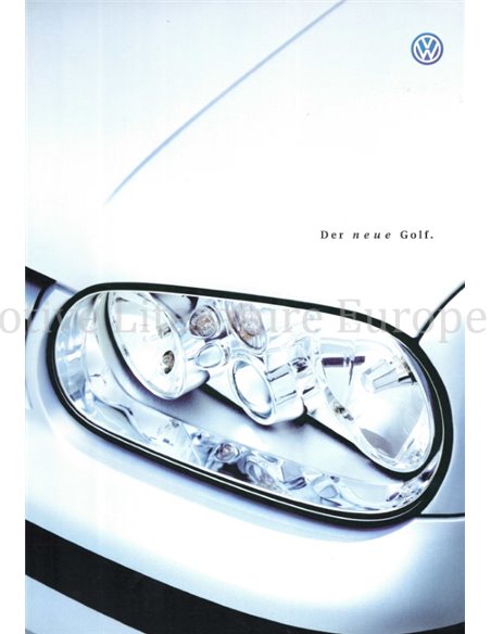 1997 VOLKSWAGEN GOLF BROCHURE DUITS