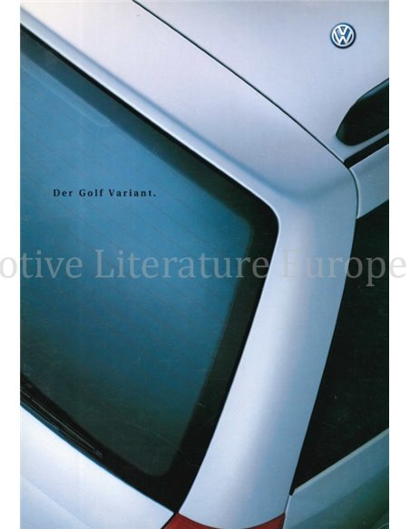 2000 VOLKSWAGEN GOLF BROCHURE GERMAN