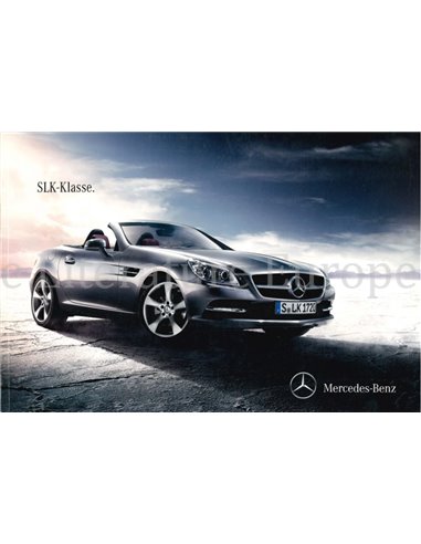 2013 MERCEDES BENZ SLK BROCHURE GERMAN