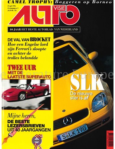 1996 AUTOVISIE MAGAZIN 09 NIEDERLÄNDISCH