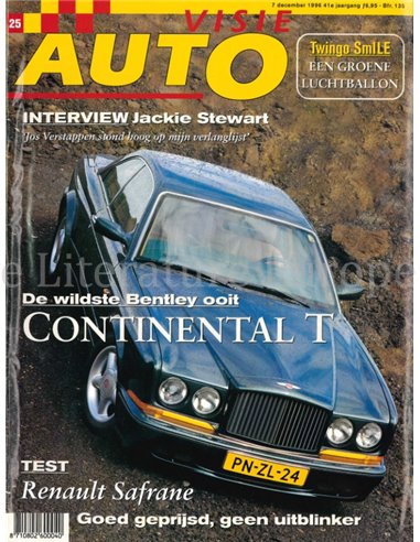 1996 AUTOVISIE MAGAZINE 25 DUTCH