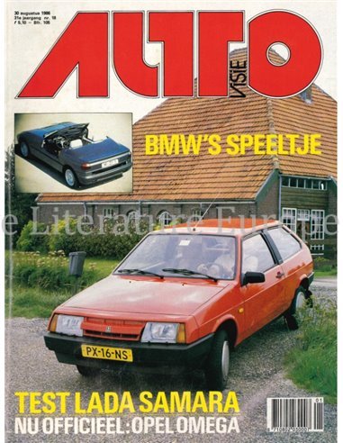 1986 AUTOVISIE MAGAZINE 18 DUTCH