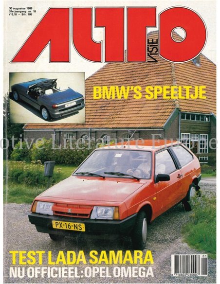 1986 AUTOVISIE MAGAZINE 18 DUTCH