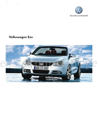 2007 VOLKSWAGEN EOS BROCHURE ENGELS