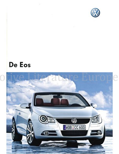 2007 VOLKSWAGEN EOS BROCHURE NEDERLANDS