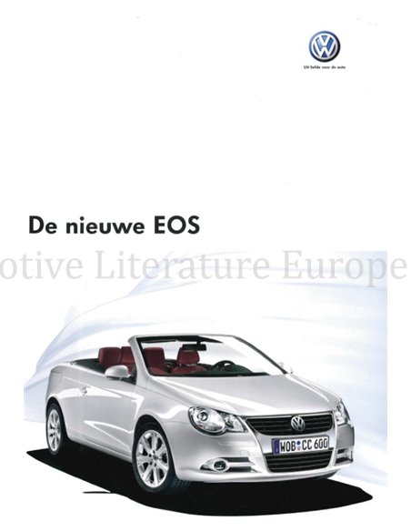 2006 VOLKSWAGEN EOS BROCHURE NEDERLANDS