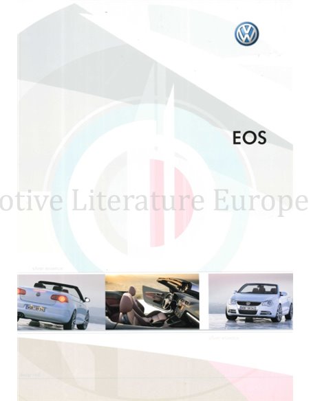 2005 VOLKSWAGEN EOS BROCHURE DUITS