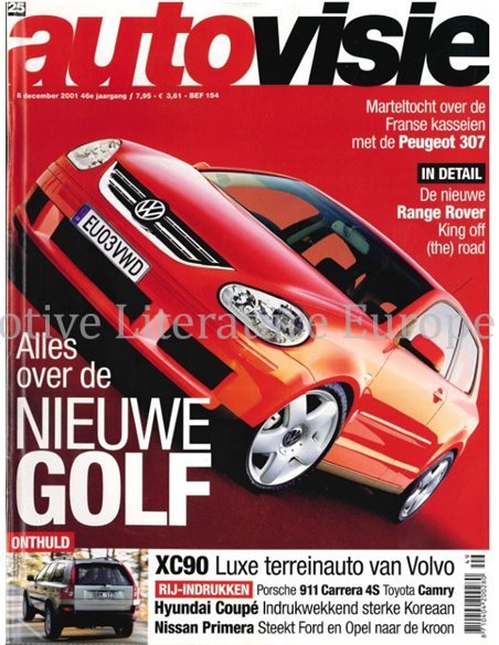 2001 AUTOVISIE MAGAZINE 25 DUTCH