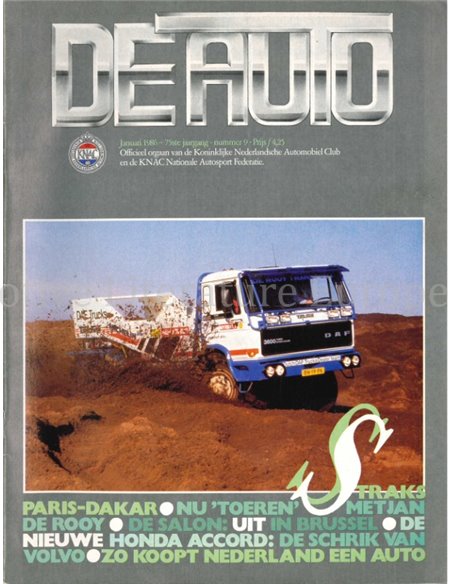 1986 DE AUTO MAGAZIN 09 NIEDERLÄNDISCH