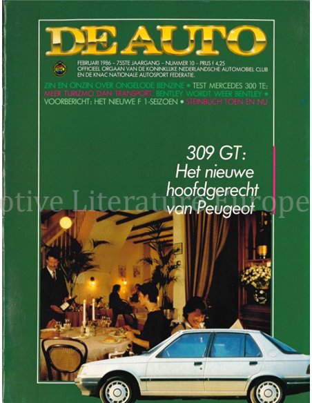 1986 DE AUTO MAGAZIN 09 NIEDERLÄNDISCH