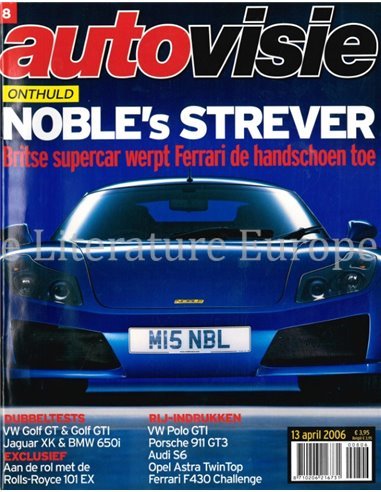 2006 AUTOVISIE MAGAZIN 08 NIEDERLÄNDISCH