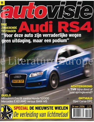 2006 AUTOVISIE MAGAZIN 11 NIEDERLÄNDISCH