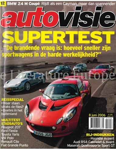 2006 AUTOVISIE MAGAZIN 12 NIEDERLÄNDISCH