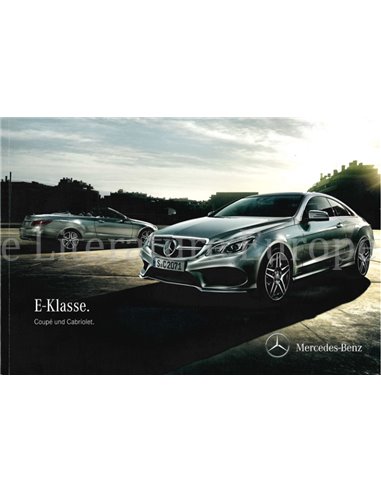 2014 MERCEDES BENZ E-KLASSE BROCHURE DUITS