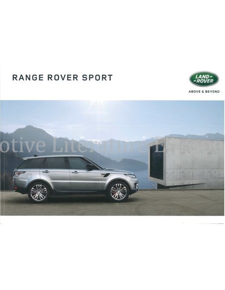 2016 RANGE ROVER SPORT BROCHURE NEDERLANDS