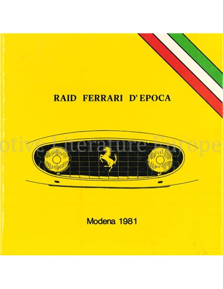 RAID FERRARI D'EPOCA, MODENA 1981