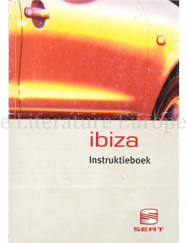 1999 SEAT IBIZA OWNERS MANUAL DUTCH