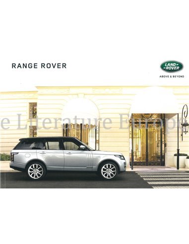 2015 RANGE ROVER BROCHURE NEDERLANDS