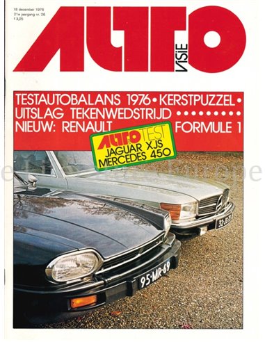 1976 AUTOVISIE MAGAZIN 26 NIEDERLÄNDISCH