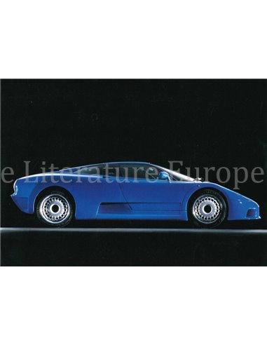 1992 BUGATTI EB110 GT FLUGBLATT ENGLISCH