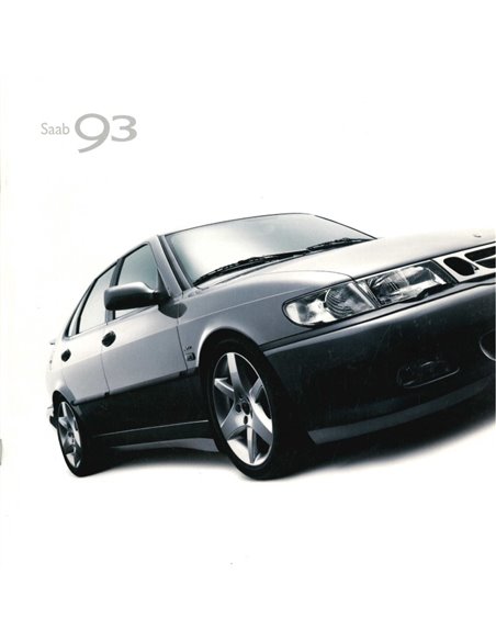 2002 SAAB 93 BROCHURE ZWEEDS