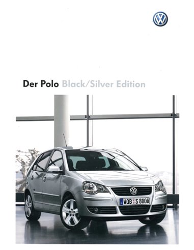 2008 VOLKSWAGEN POLO BLACK/SILVER EDITION BROCHURE DUITS