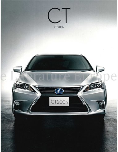 2014 LEXUS CT200H PROSPEKT CHINESISCH